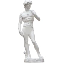 Palmetto Housewares Sculpture of David Whole Body Replica - White